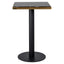 Bistrobord Zenza svart/gull 50x50 Richmond Interiors Bordlampe
