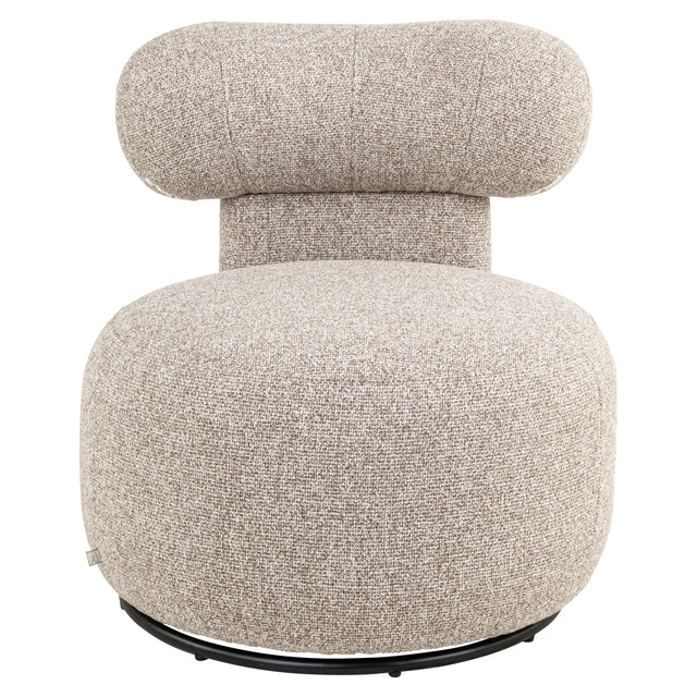 Lounge chair Kaya cayenne brown swivel Richmond Interiors Lenestol