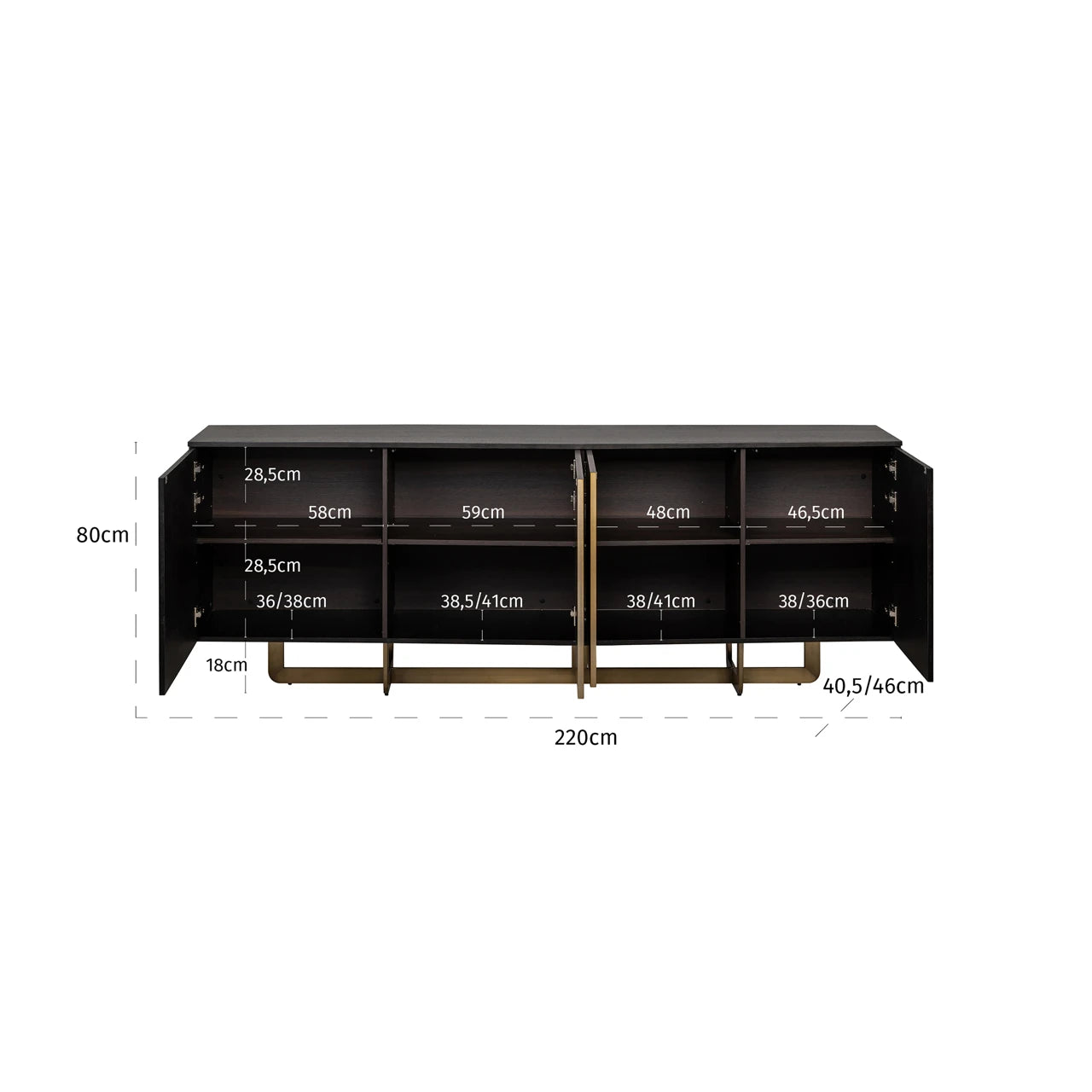 Sideboard Alexander Jones trekull Dax Richmond Interiors Skjenk