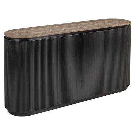 Sideboard Russo askebrun med 4 dører Richmond Interiors Skjenk