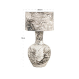 Bordlampe Cecile svart/hvit Richmond Interiors Bordlampe