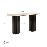 Console Hampton mørk brun Richmond Interiors Konsollbord