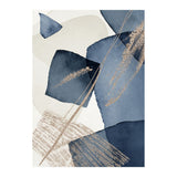 Blue Swirl Poster 21x30 Venture Design Pynteartikler