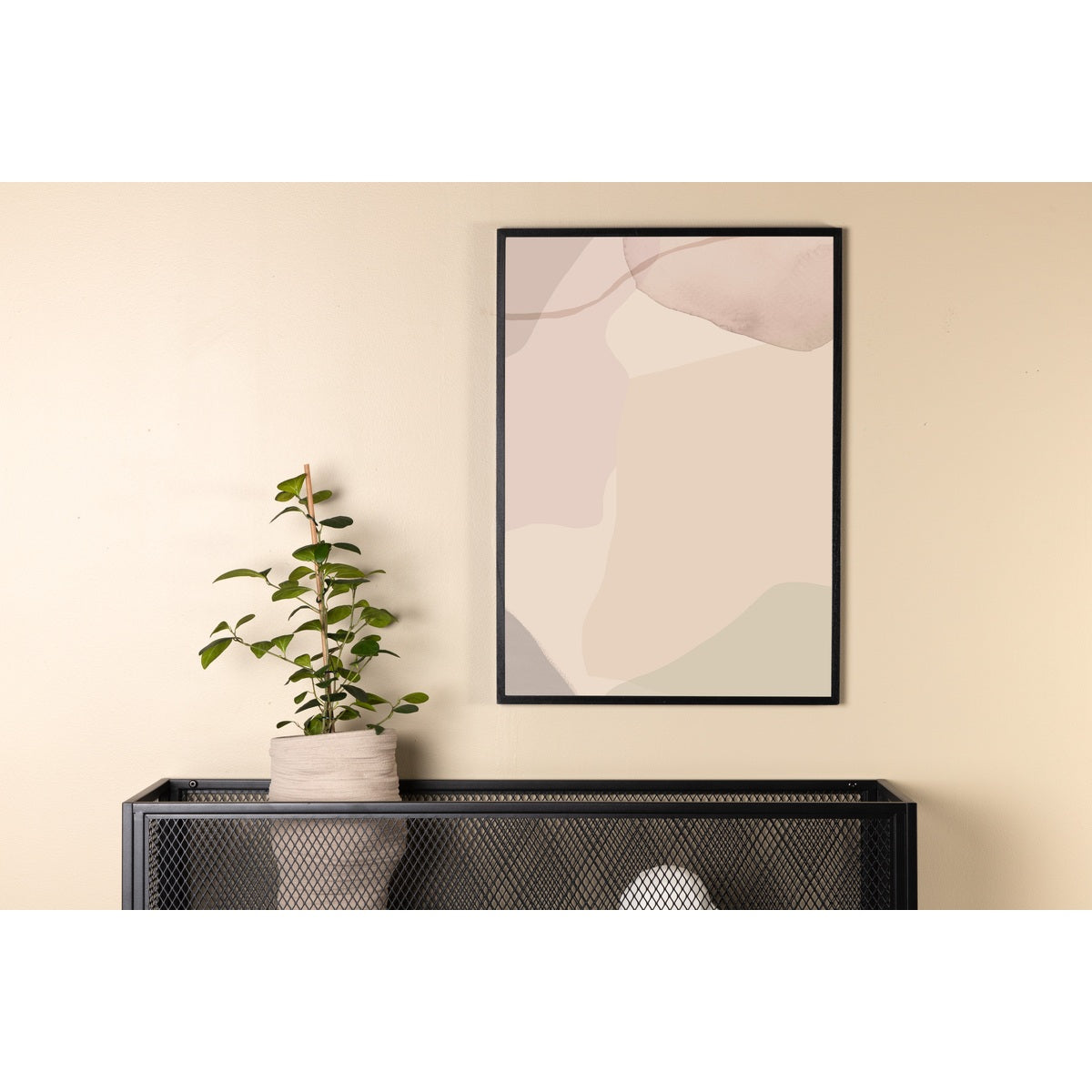 Cream Poster 21x30 Venture Design Pynteartikler