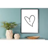 Heart Poster 50x70 Venture Design Pynteartikler