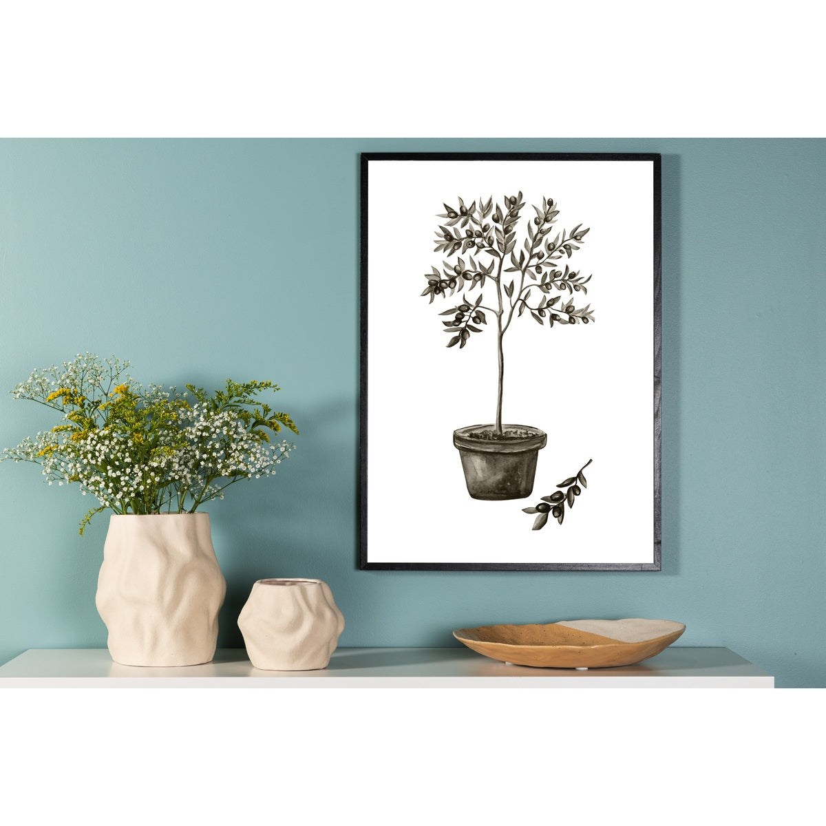 Olive Poster 70x100 Venture Design Pynteartikler