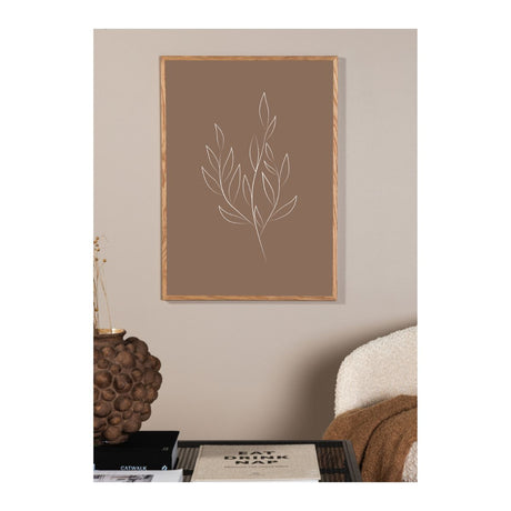 Drawed leaf Poster 50x70 Venture Design Pynteartikler