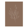 Drawed leaf Poster 50x70 Venture Design Pynteartikler