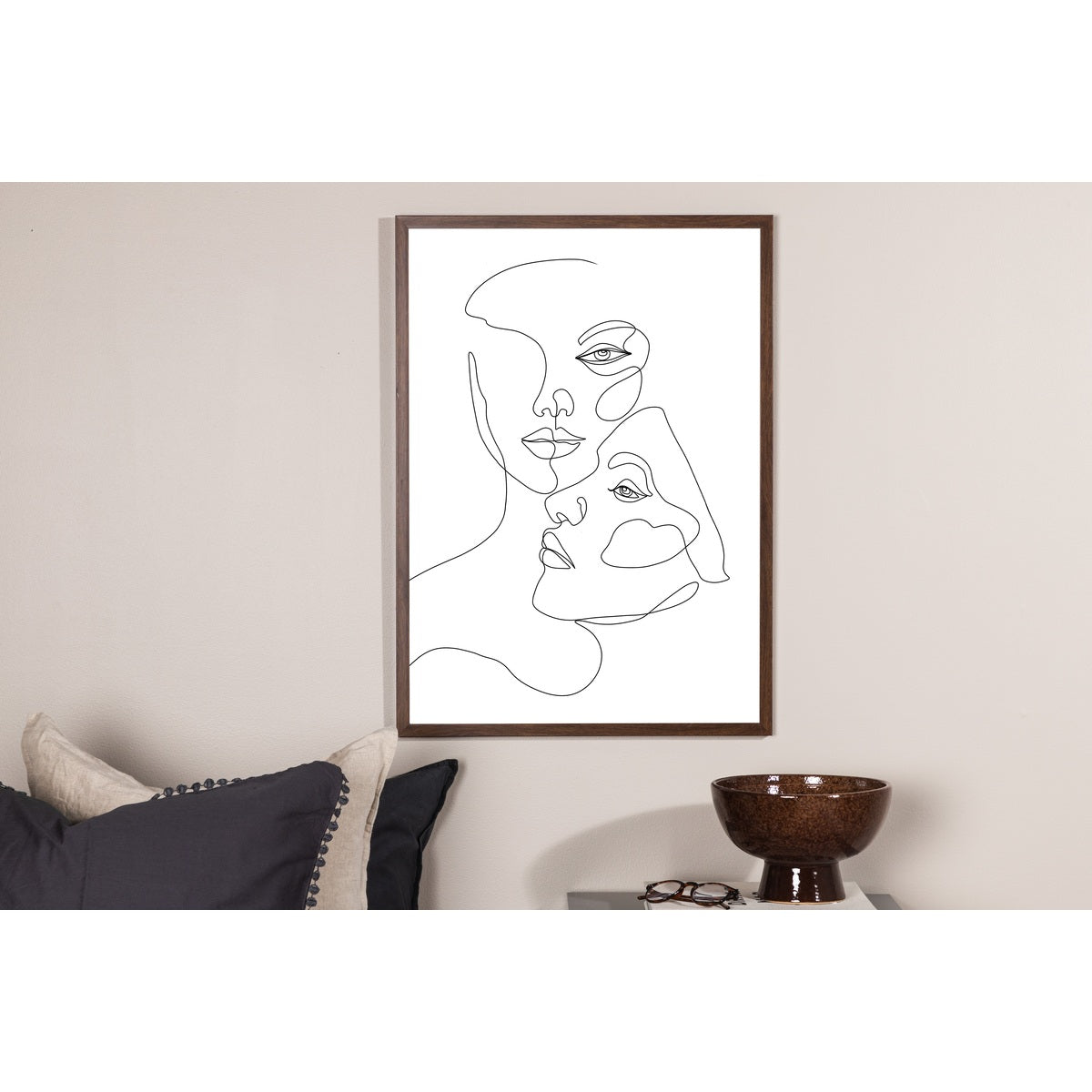 Faces Poster 21x30 Venture Design Pynteartikler