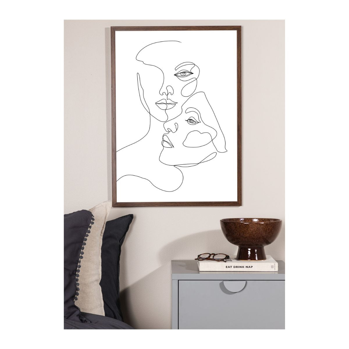 Faces Poster 50x70 Venture Design Pynteartikler