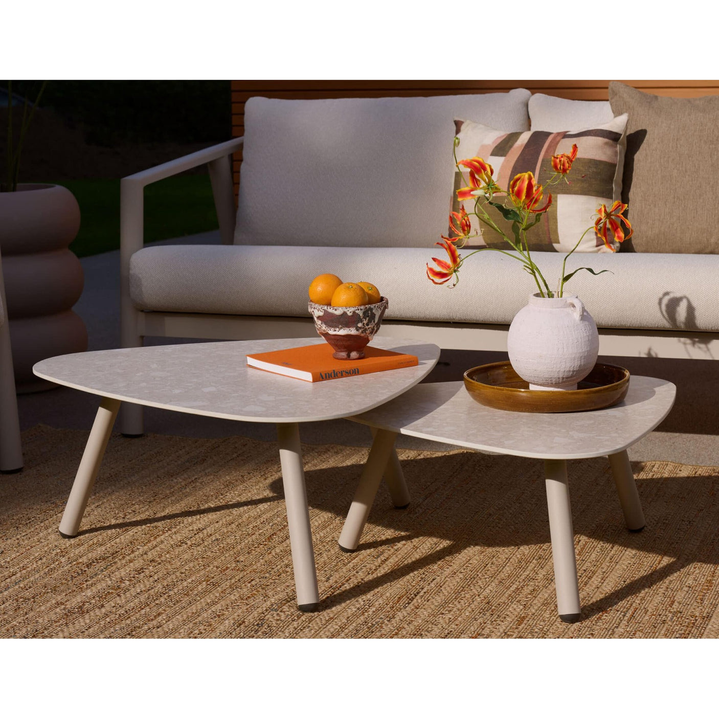 Rana lounge set - beige m/ bordsett Hartman Sofagruppe