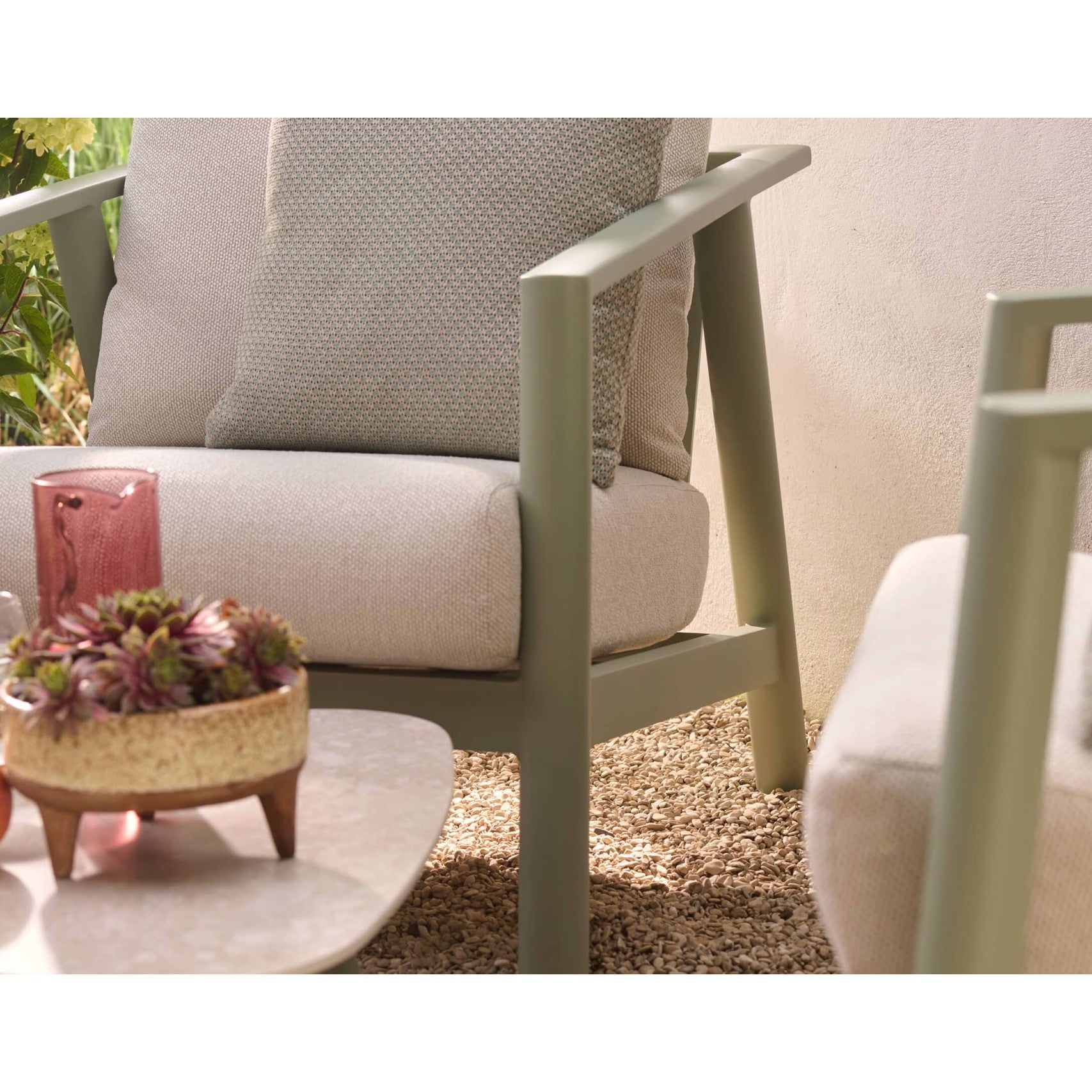 Rana lounge set - Green m/bordsett – Nordstrand Møbler og Interiør