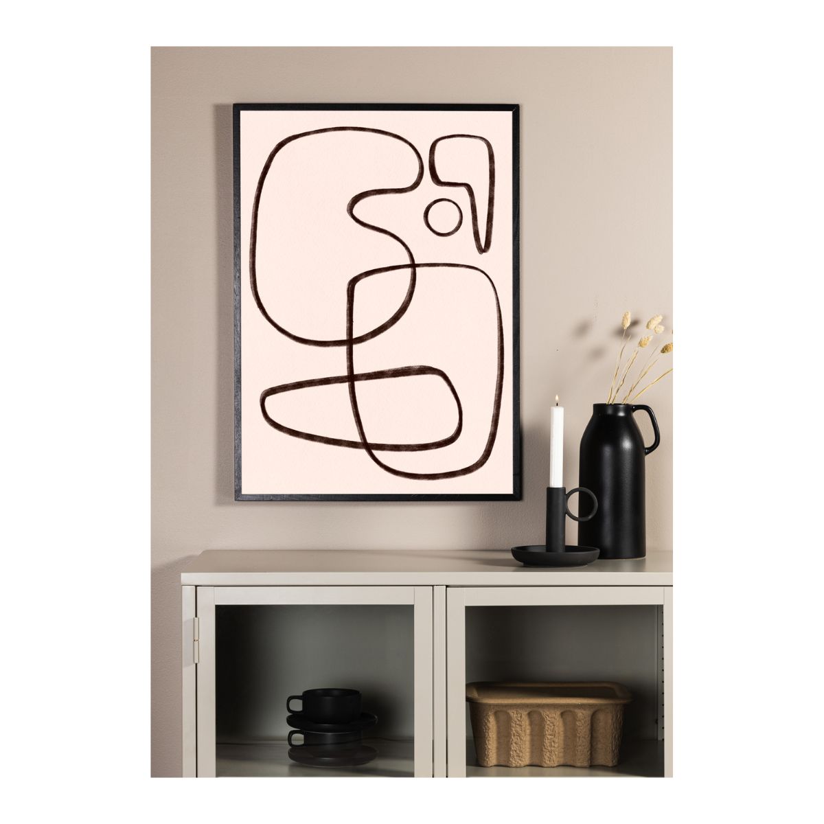 Line art Poster 30x40 Venture Design Pynteartikler