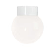 Glob 150 Blank Opal Taklampe/Vegglampe E27 IP20 Ifö Electric Taklampe/Vegglampe