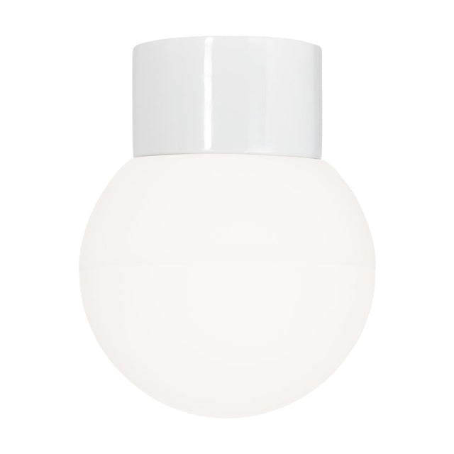 Globe 150 Matt Opal Taklampe/Vegglampe E27 IP54 Ifö Electric AB Taklampe