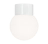 Globe 150 Matt Opal Taklampe/Vegglampe E27 IP54