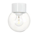 Globe 150 Klart Glass Taklampe/Vegglampe E27 IP54