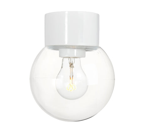 Globe 150 Klart Glass Taklampe/Vegglampe E27 IP54