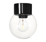 Globe 150 Klart Glass Taklampe/Vegglampe E27 IP54