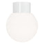 Glob 180 Matt Opal Taklampe/Vegglampe E27 IP54 Ifö Electric Taklampe/Vegglampe