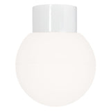 Glob 180 Matt Opal Taklampe/Vegglampe E27 IP54 Ifö Electric Taklampe/Vegglampe