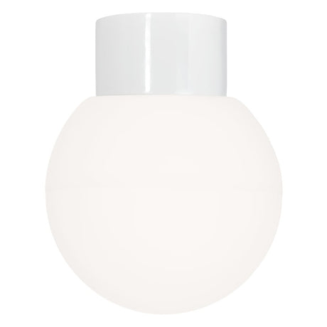 Glob 180 Matt Opal Taklampe/Vegglampe E27 IP54 Ifö Electric Taklampe/Vegglampe