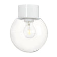 Globe 180 Klart Glass Taklampe/Vegglampe E27 IP54 Ifö Electric AB Taklampe