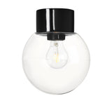 Globe 180 Klart Glass Taklampe/Vegglampe E27 IP54