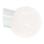 Glob 180 Blank Opal Vegglampe E27 Skrå IP54 Ifö Electric Vegglampe
