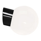 Glob 180 Blank Opal Vegglampe E27 Skrå IP54 Ifö Electric Vegglampe