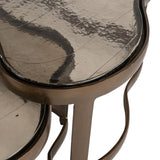 Salongbord Fairfield messing antikk Sett med 2 Richmond Interiors Sofabord