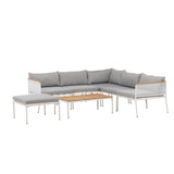 Nettan Corner Sofa Set Venture Design Loungegruppe