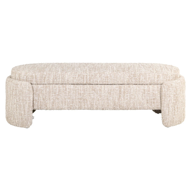 Benk Cupid beige angora med oppbevaring Richmond Interiors Benk