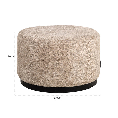 Pouffe & Footstool Kindal tilpasset 70Ø Richmond Interiors Pall