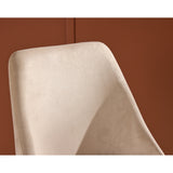 Night 2-pack - Svart / Beige Fløyel Venture Design Spisestol