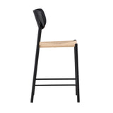 Polly Backrest - Svart / Natur Seil Venture Design Spisestol