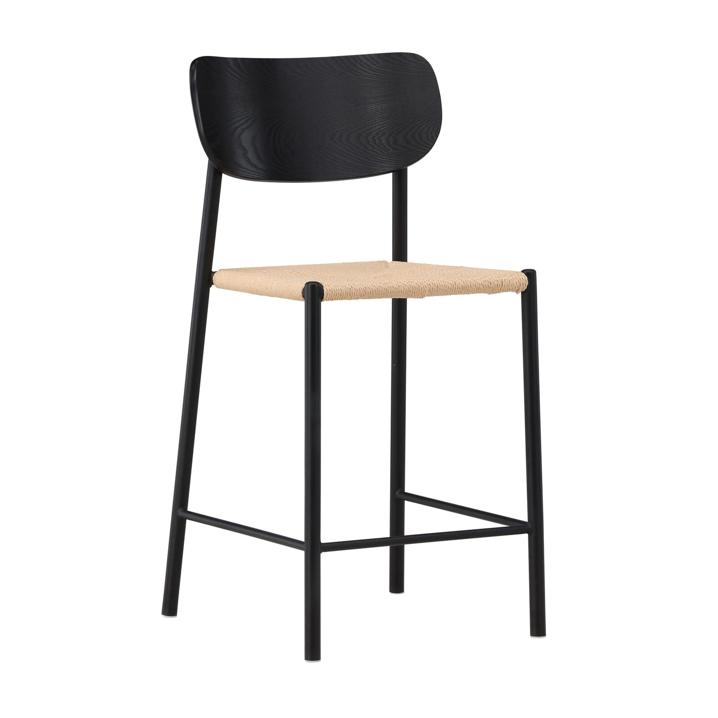 Polly Backrest - Svart / Natur Seil Venture Design Spisestol