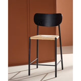 Polly Backrest - Svart / Natur Seil Venture Design Spisestol