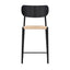 Polly Backrest - Svart / Natur Seil Venture Design Spisestol