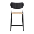 Polly Backrest - Svart / Natur Seil Venture Design Spisestol