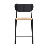 Polly Backrest - Svart / Natur Seil Venture Design Spisestol
