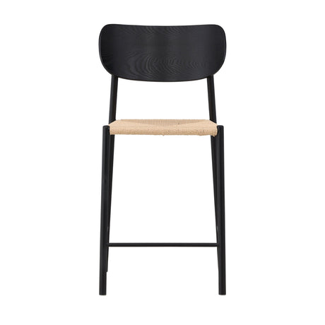 Polly Backrest - Svart / Natur Seil Venture Design Spisestol