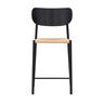 Polly Backrest - Svart / Natur Seil Venture Design Spisestol