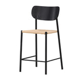 Polly Backrest - Svart / Natur Seil Venture Design Spisestol