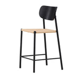 Polly Backrest - Svart / Natur Seil Venture Design Spisestol
