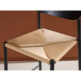Polly Backrest - Svart / Natur Seil Venture Design Spisestol