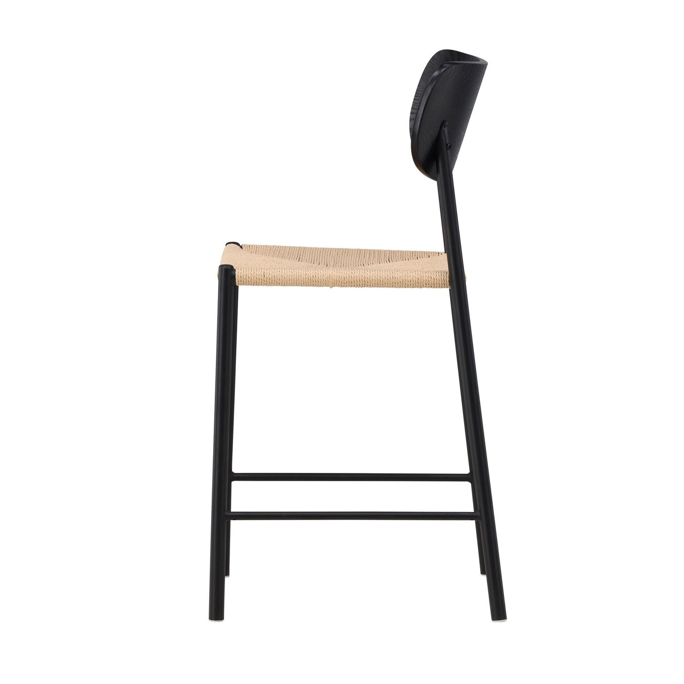 Polly Backrest - Svart / Natur Seil Venture Design Spisestol