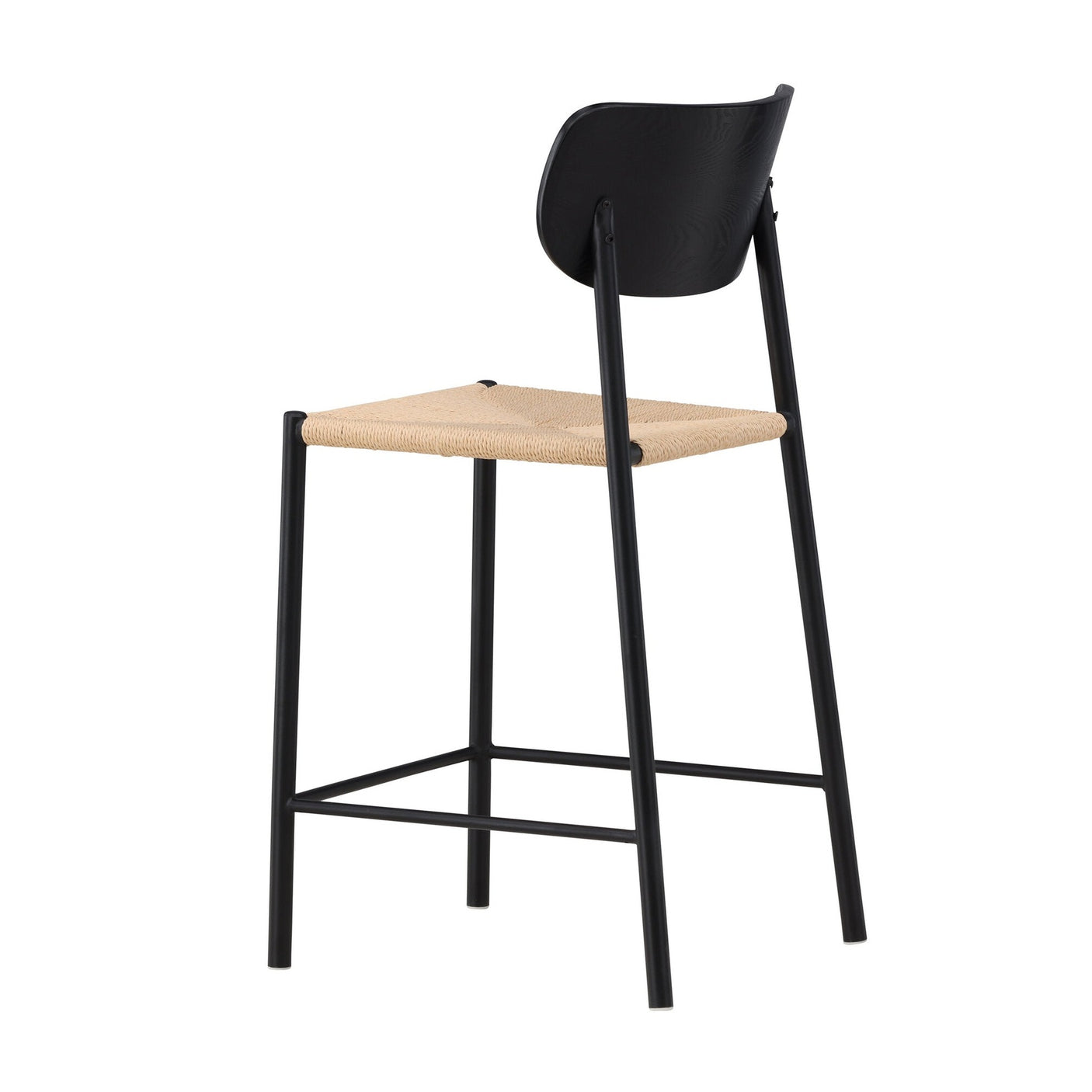 Polly Backrest - Svart / Natur Seil Venture Design Spisestol