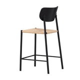 Polly Backrest - Svart / Natur Seil Venture Design Spisestol