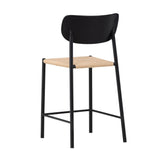 Polly Backrest - Svart / Natur Seil Venture Design Spisestol